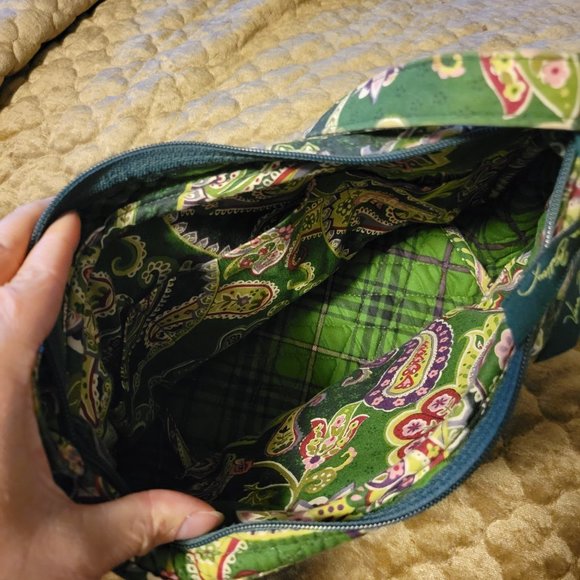Vera Bradley Green Paisley Purse - Picture 4 of 4